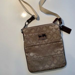 Coach purse with long strap